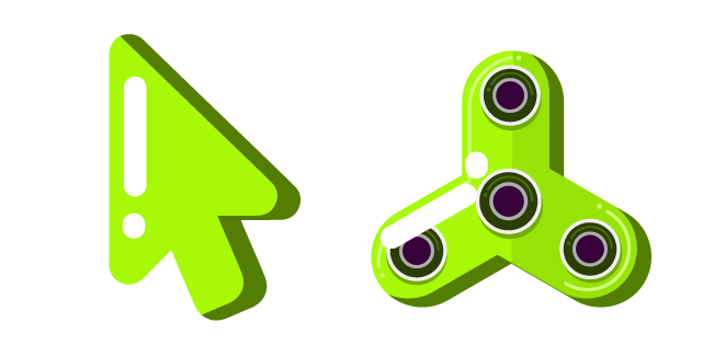 Minimal Green Fidget Spinner