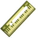 Minimal Green Piano cursor