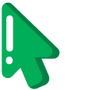 Minimal Green Sprout pointer