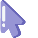 Minimal Lavender Computer Mouse pointer