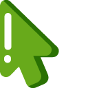 Minimal Monstera Leaf pointer