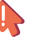 Minimal Orange Table Lamp pointer