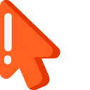 Minimal Orange pointer