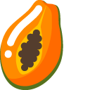 Minimal Papaya cursor