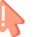 Minimal Peach pointer