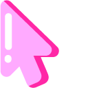 Minimal Pink Dolphin pointer