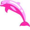 Minimal Pink Dolphin cursor
