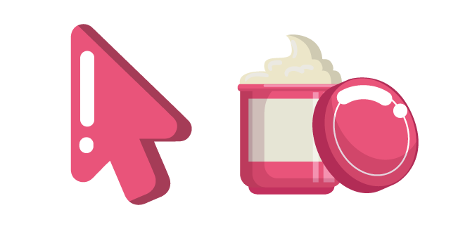 Minimal Pink Jar of Cream