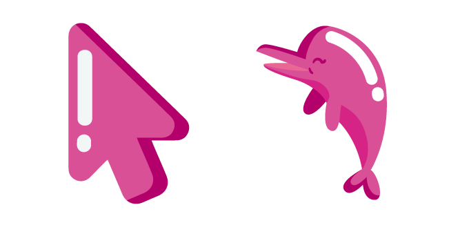 Minimal Pink River Dolphin