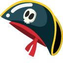 Minimal Pirate Hat cursor