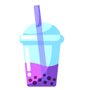 Minimal Purple Bubble Tea cursor