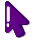 Minimal Purple Witch Hat pointer