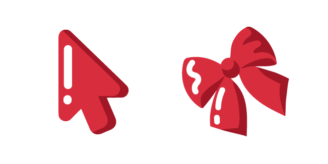 Minimal Red Bow
