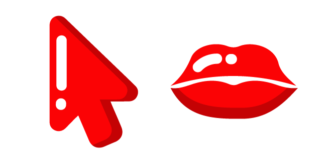 Minimal Red Kiss