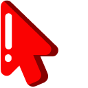 Minimal Red Labubu pointer