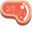 Minimal Red Steak cursor