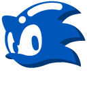 Minimal Sonic the Hedgehog cursor