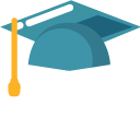 Minimal Square Academic Cap cursor