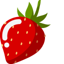 Minimal Strawberry cursor