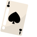 Minimal Suit of Spades Card cursor