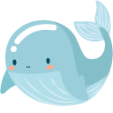 Minimal Whale cursor