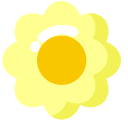 Minimal Yellow Chamomile cursor