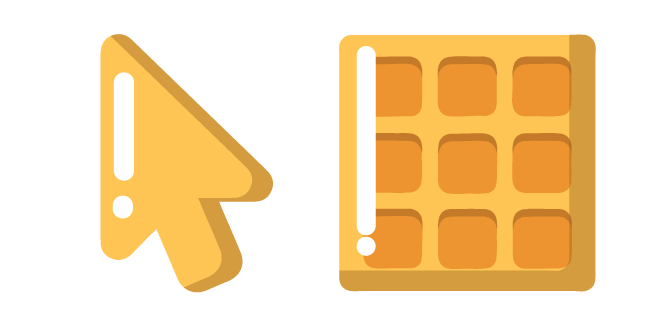 Minimal Yellow Waffle