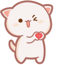 Cute Mochi Mochi Peach and Goma Cats pointer