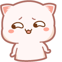 Cute Mochi Mochi Peach Cat Shy pointer
