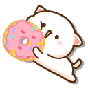 Mochi Mochi Peach Cat and Donut pointer
