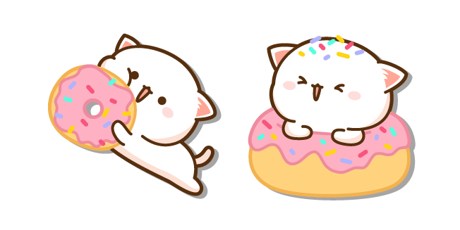 Mochi Mochi Peach Cat and Donut