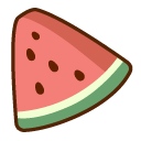 Mochi Mochi Peach Cat with Watermelon pointer