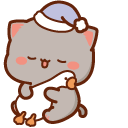 Mochi Mochi Peach Cats Goma and Goose Toy cursor