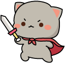 Mochi Mochi Peach Cats Knight Goma cursor