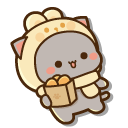 Mochi Mochi Peach Cats Peach and Goma with Sweet Buns pointer