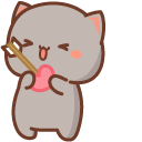 Mochi Mochi Peach Cats Peach Cupid and Goma with Arrow cursor