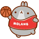 Grey Pinco Basketball Player and Piu Piu Cheerleader cursor