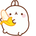 Molang and Banana cursor