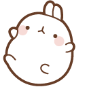 Molang and Ice Cream cursor