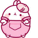 Molang and Pink Teddy Bear cursor