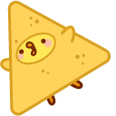 Molang and Piu Piu in Avocado and Nachos Chips Costumes pointer