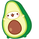 Molang and Piu Piu in Avocado and Nachos Chips Costumes cursor