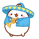 Molang and Piu Piu in Mexican Outfits cursor