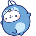 Molang and Piu Piu in Penguin Costumes cursor