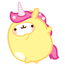 Molang and Piu Piu in Unicorn Costumes cursor