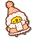 Molang and Piu Piu in Winter Clothes pointer