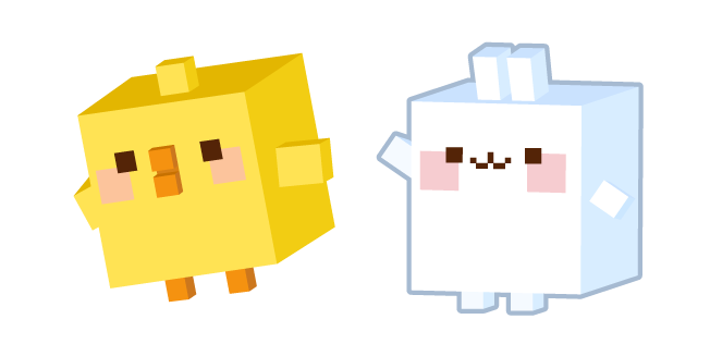 Molang and Piu Piu Minecraft Version