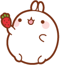 Molang and Strawberry cursor