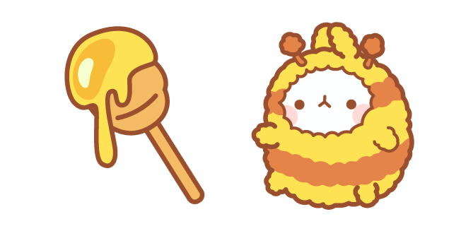 Molang Bee and Honey Dipper