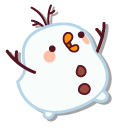 Molang Elsa and Piu Piu Olaf pointer